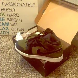 Air Jordan. Gym shoes worn once! Rare find. ❤️❤️